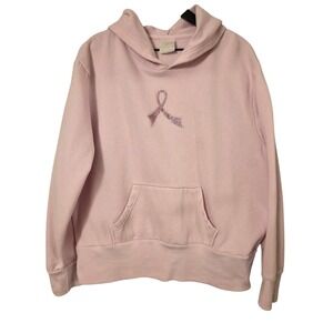 Share Sport Pink Ribbon Hoodie Pullover Womens XXL‎ Breast Cancer Awareness